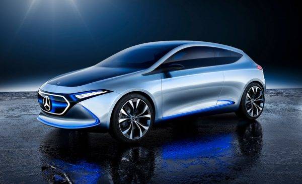 東京モーターショー2017　メルセデス・ベンツ　コンセプトEQA　フロントイメージ
