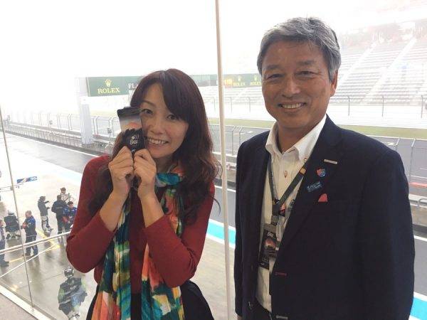 DJ藤本えみりの「有頂天レポート ☆ワクワクさせて？」　富士6時間耐久レース　藤本えみり　FSW林氏