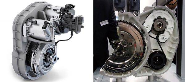 東京モーターショー2017　シェフラー　最新型48Vマイルドハイブリッドユニット