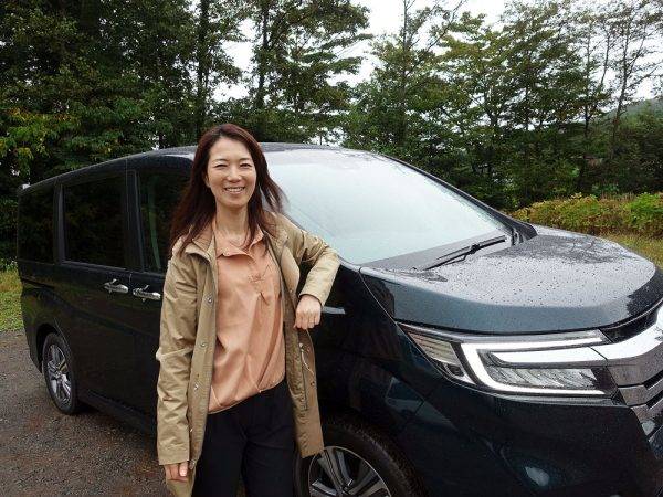 ホンダ　ステップワゴン試乗　まるも亜希子