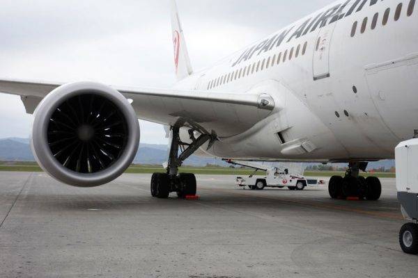 ボーイング787　スバル製中央翼の位置