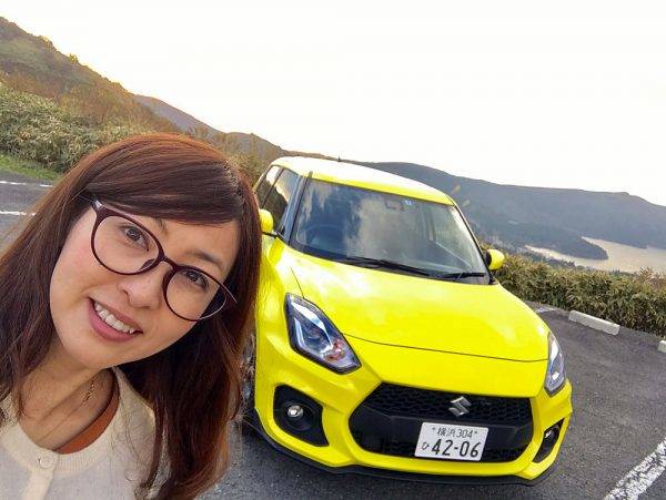 VOL.96 吉田由美のピンポイント＆チャームポイント　スズキ　スイフトスポーツ　セルフィー