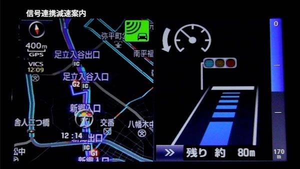 トヨタ ETC2.0ユニット（ナビ連動タイプ・光ビーコン機能付）信号連携減速案内