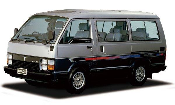 トヨタ博物館　メガウェブ　ハイエース50周年展　3代目ハイエースワゴン