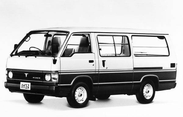トヨタ博物館　メガウェブ　ハイエース50周年展　3代目ハイエースロングバン