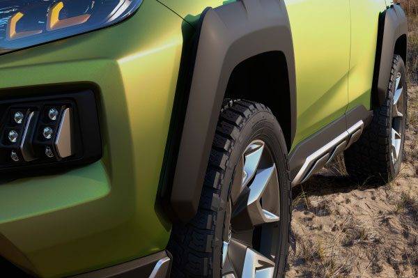 トヨタ　Future Toyota Adventure Concept（FT-AC）　フロントフェンダー