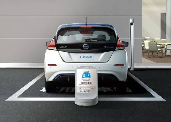 NISSAN e-シェアモビ　専用駐車場イメージ