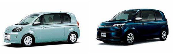 トヨタ　ポルテ　スペイド　一部改良　ポルテ特別仕様車 F“a la mode Brun（ア・ラ・モード・ブラン）”　スペイド特別仕様車 F“QueenⅢ”