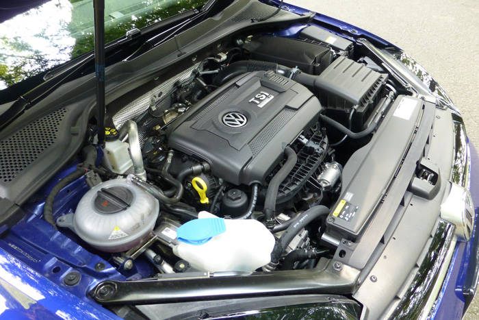 EA888型2.0 TSIエンジン。BlueMotion Technologyも採用している