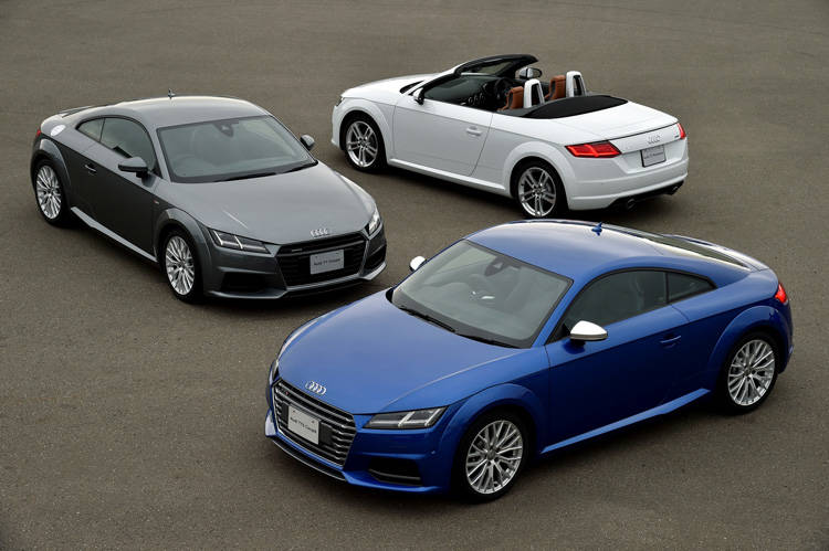 TTクーペ、TTロードスター、TTS
