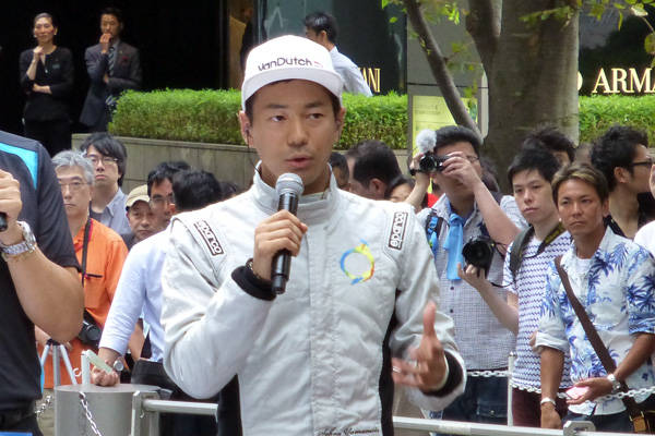 ドライブを担当した山本左近選手